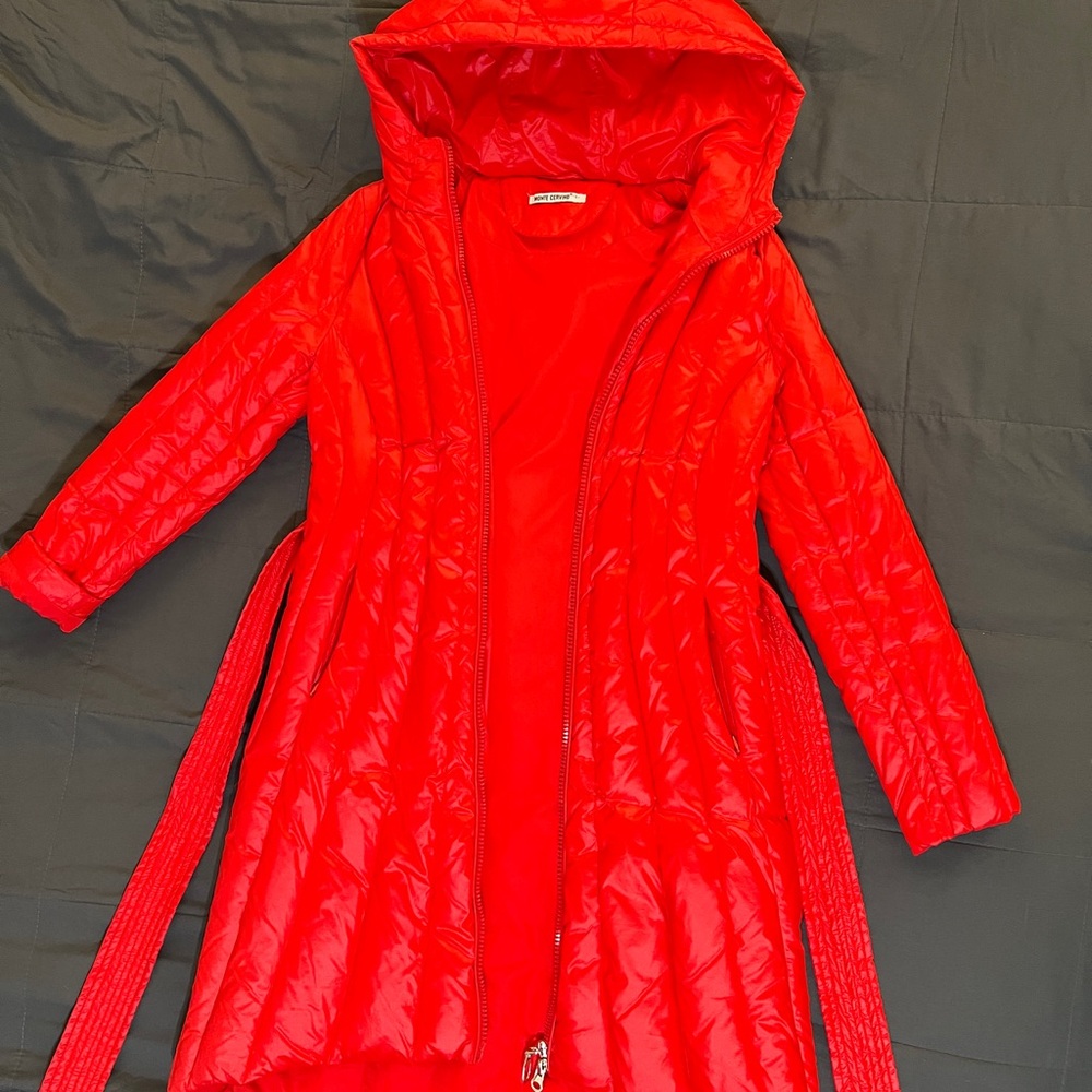 Red Quilted Women's Jacket